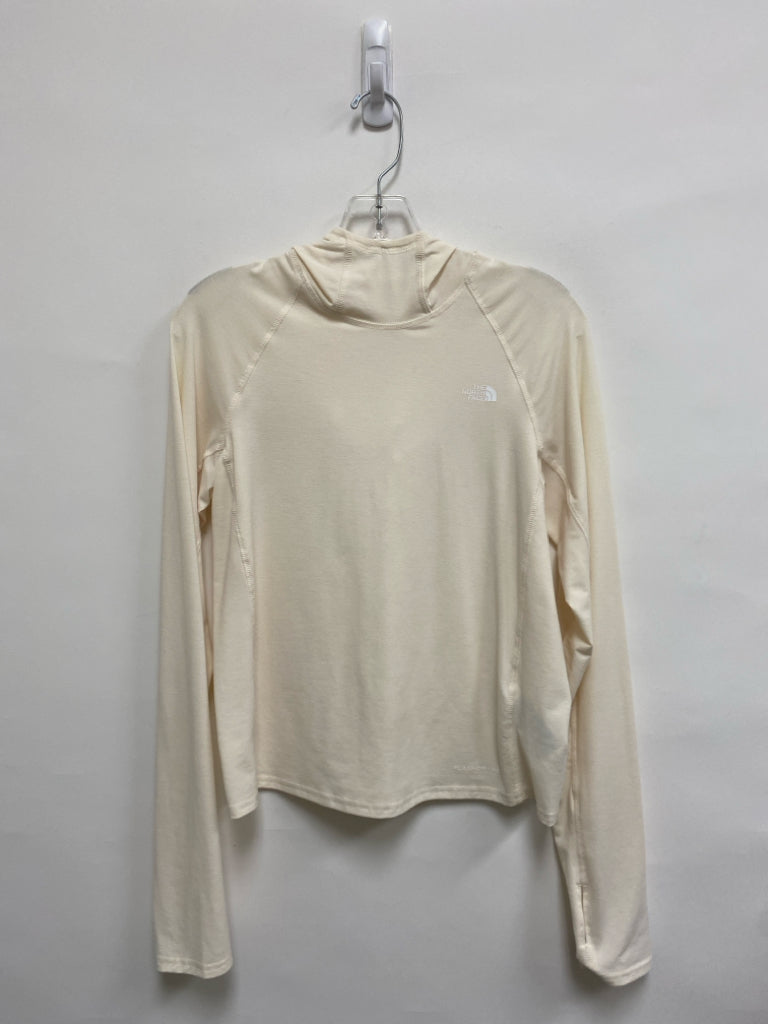 North Face Size S Cream Hooded Ladies Pullover