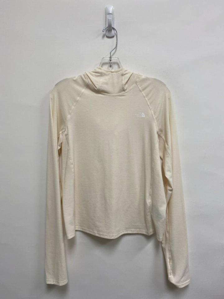 North Face Size S Cream Hooded Ladies Pullover