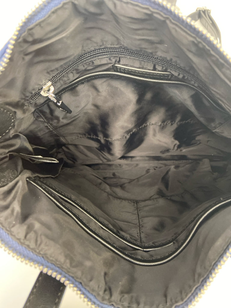 INC Navy Black Nylon Backpack