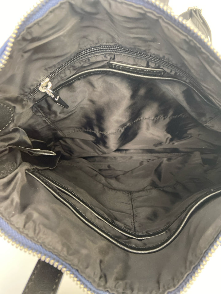 INC Navy Black Nylon Backpack