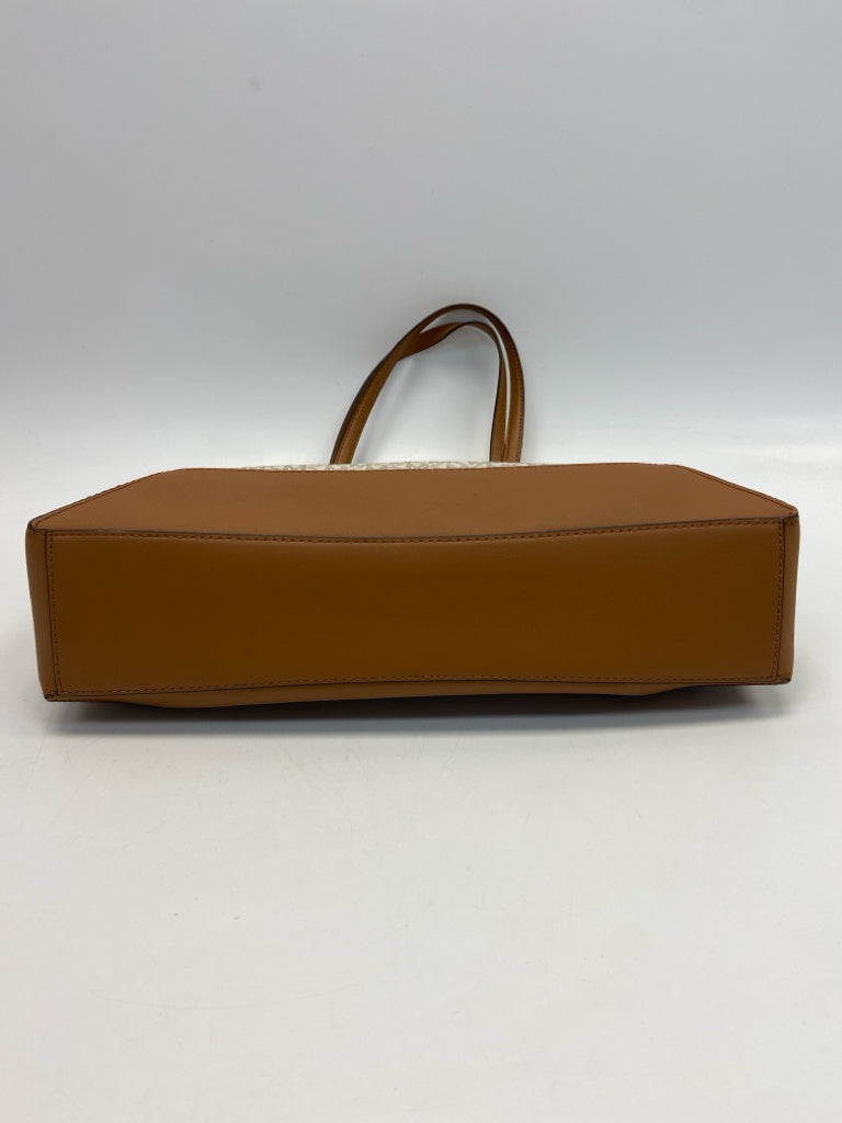 Michael Kors Brown Cream Signature Handbag