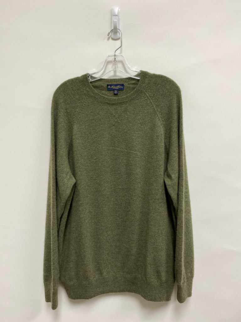 Brooks Brothers Size XXL Dark Olive Cashmere Men&