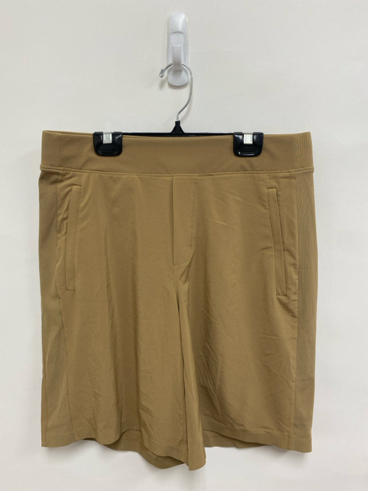 Athleta Size 10 Tan Pull-on Ladies Shorts