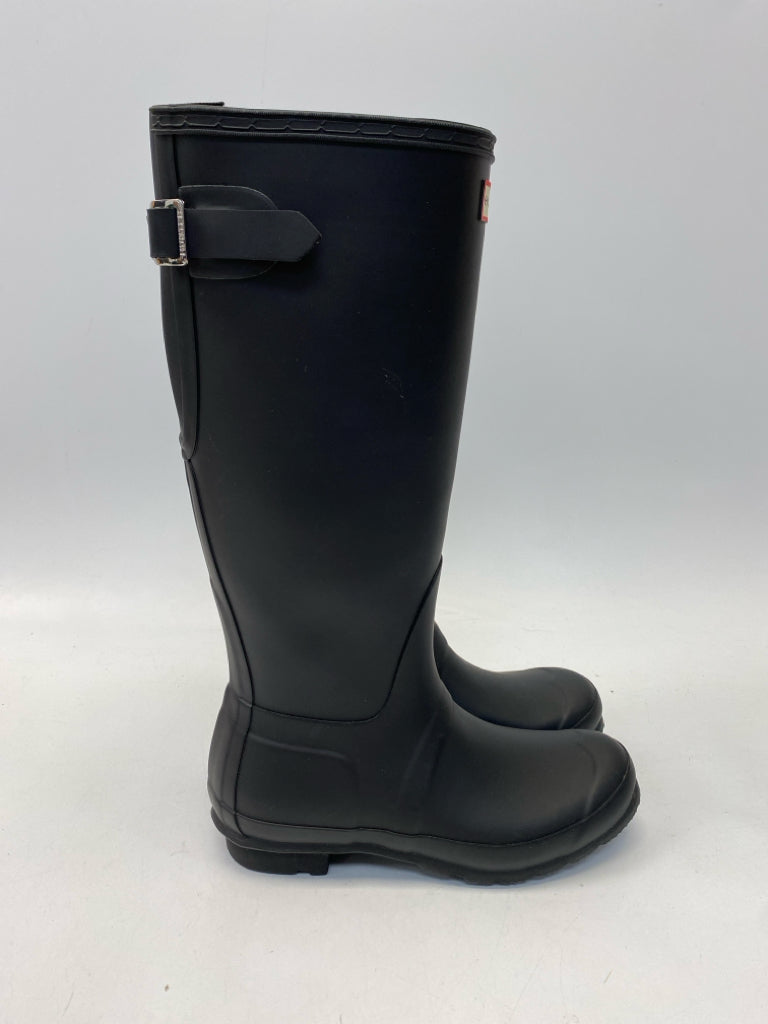 Hunter US Shoe Size 7 Black Rubber Boots