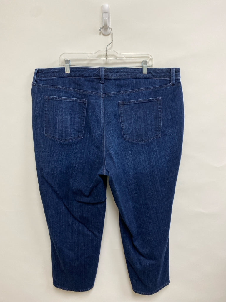Talbots  SIZE  24W Dark Blue Denim Plus Size Jeans