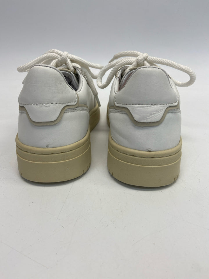NWOT Free People  Size 7.5 White Tan Lace-up Sneakers