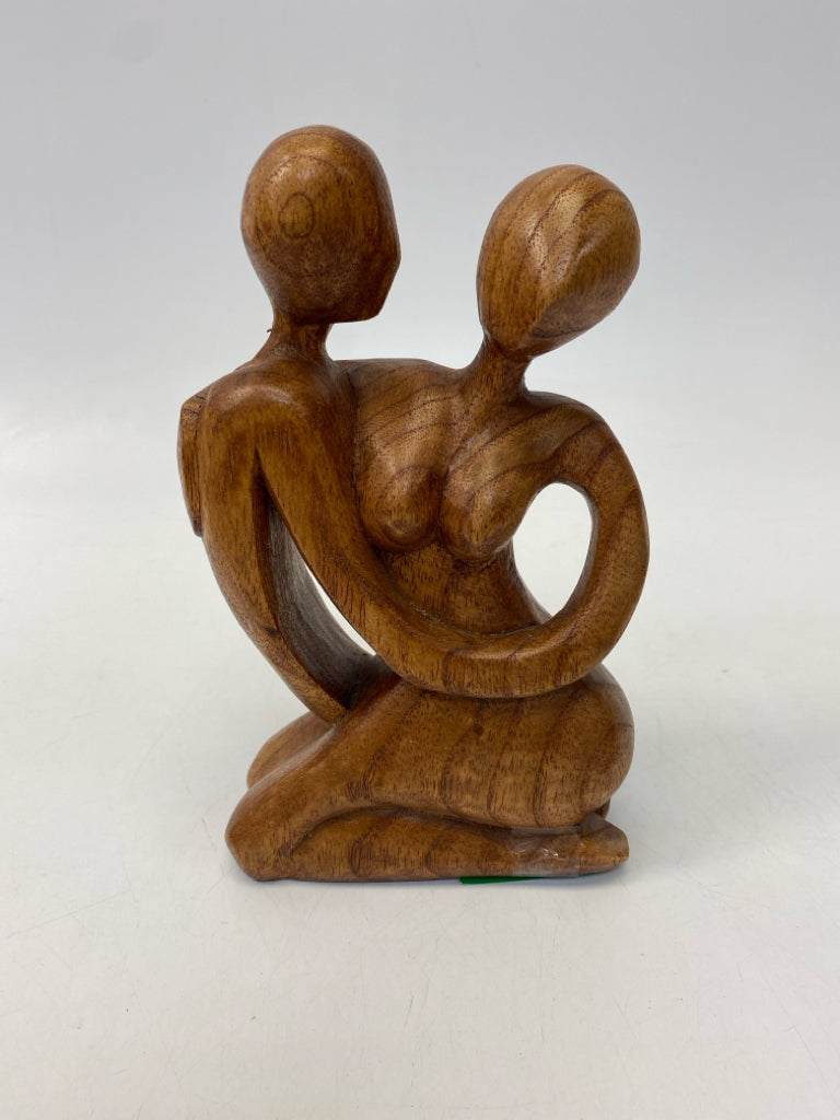 Brown Wood Sculpture