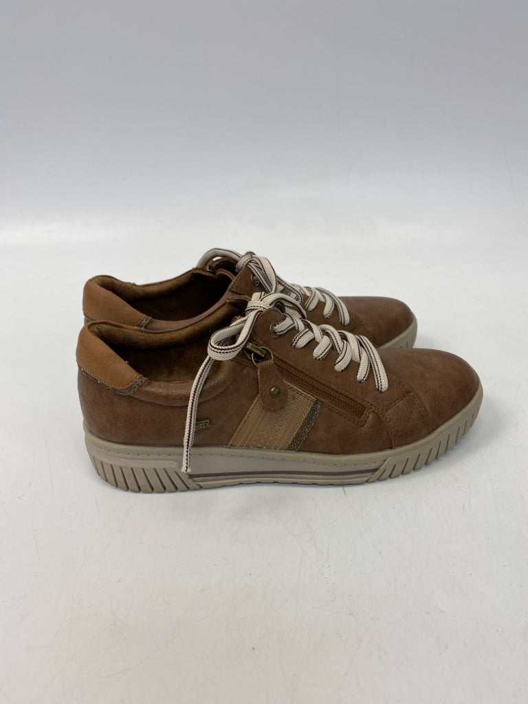 Spring Step EU Shoe Size 37 Brown Zipper Sneakers