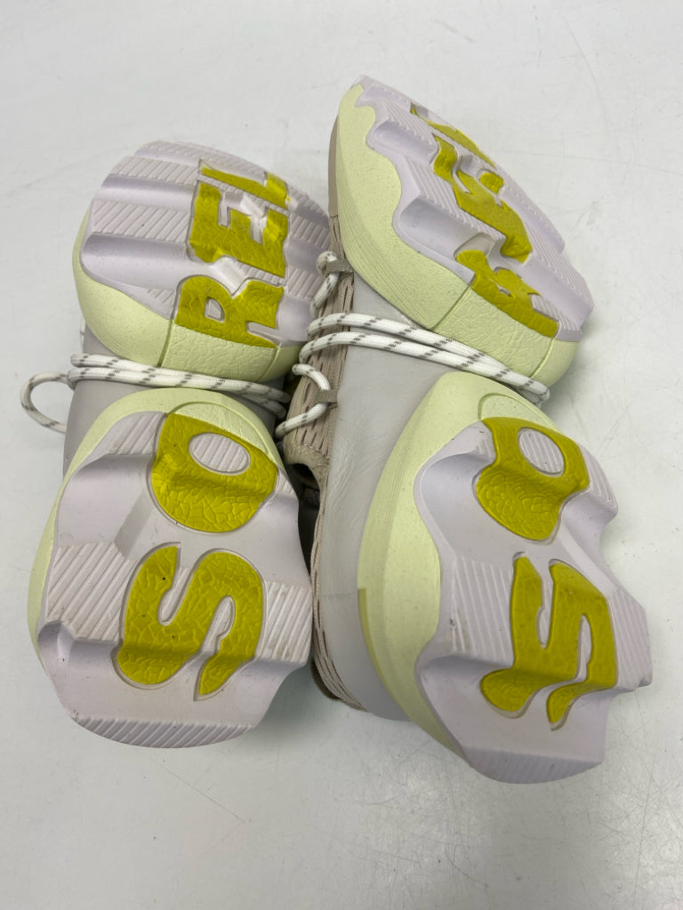 NWOT Sorel  Size 6.5 Tan Yellow Lace-up Sneakers