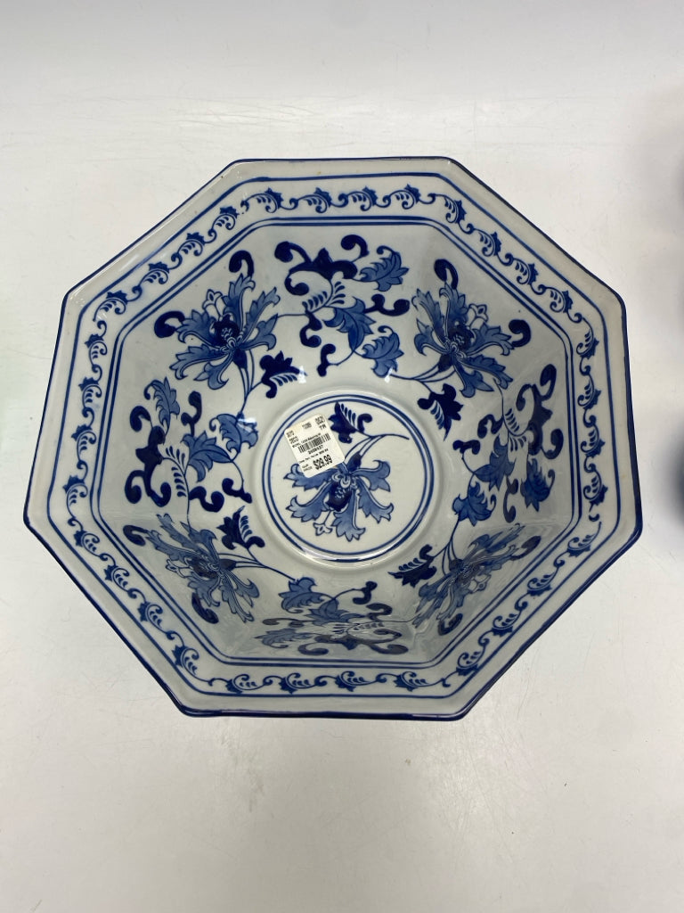 Blue White Decorative Bowl