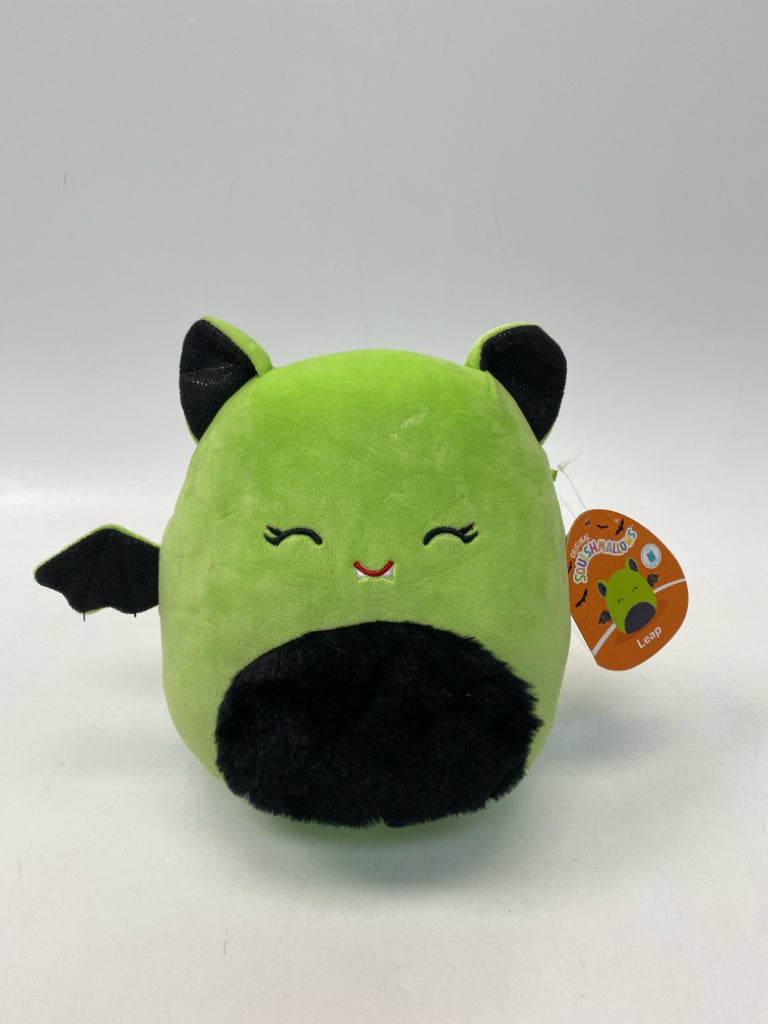 NWT Squishmallows Lime Green Black Stuffed Animal
