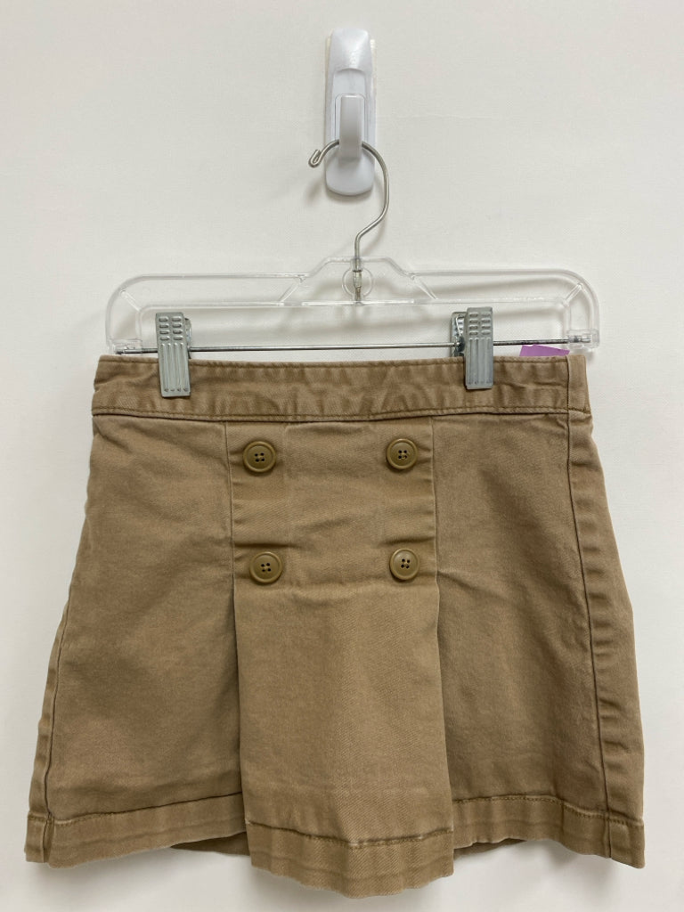 Old Navy SIZE 8 Dark Khaki Buttons Girl&