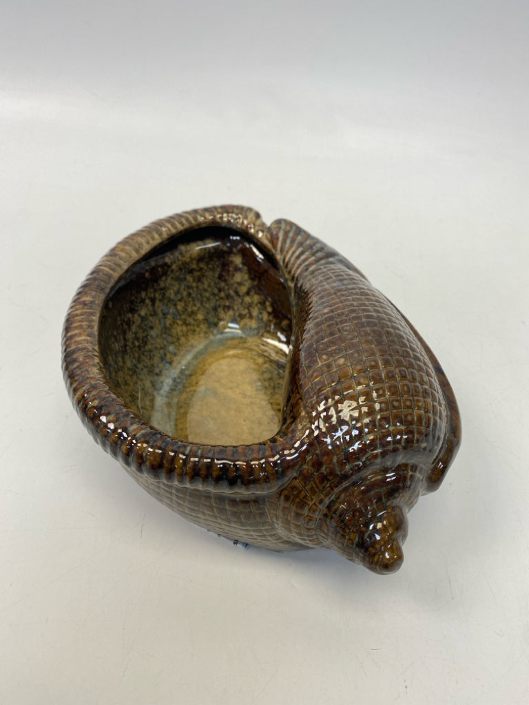Brown Ceramic Planter
