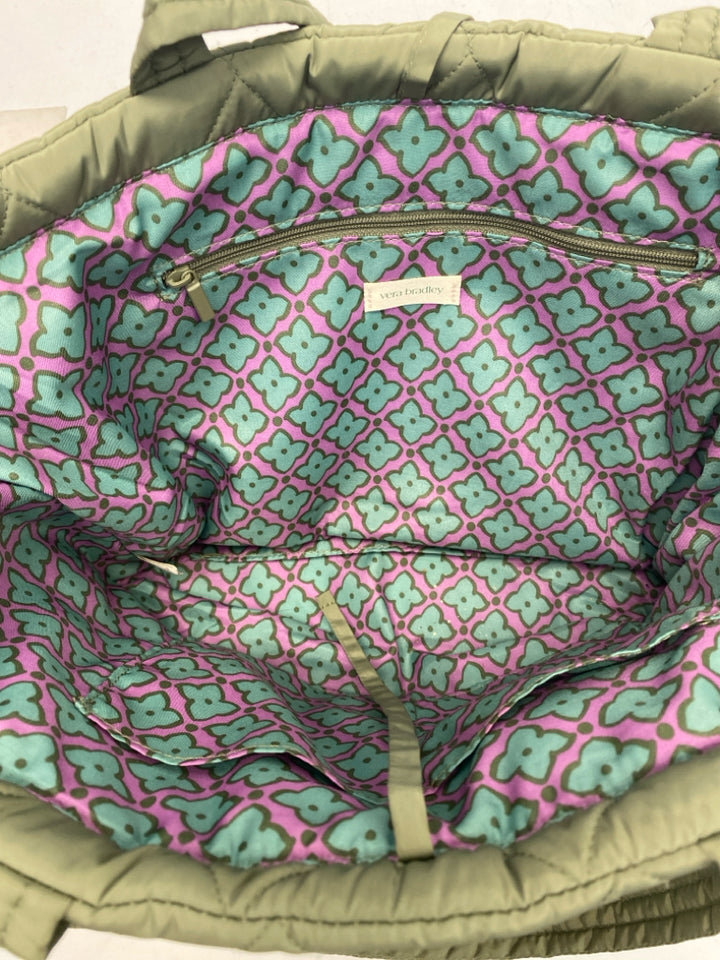 Vera Bradley Sage Quilted Nylon Handbag