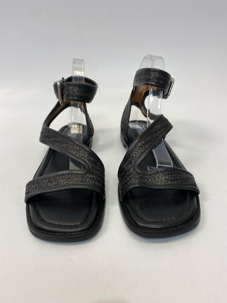 NWOT Crown Vintage  Size 8.5 Black Woven Sandals