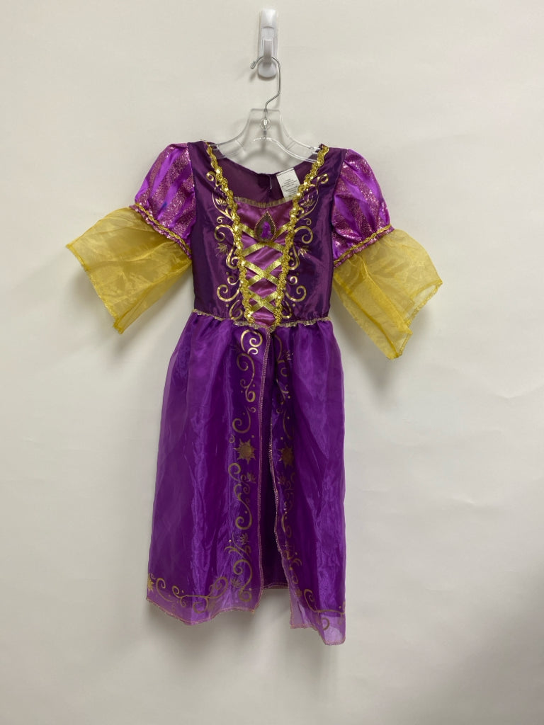 Disney SIZE 4/6 Purple Gold Princess Girl&