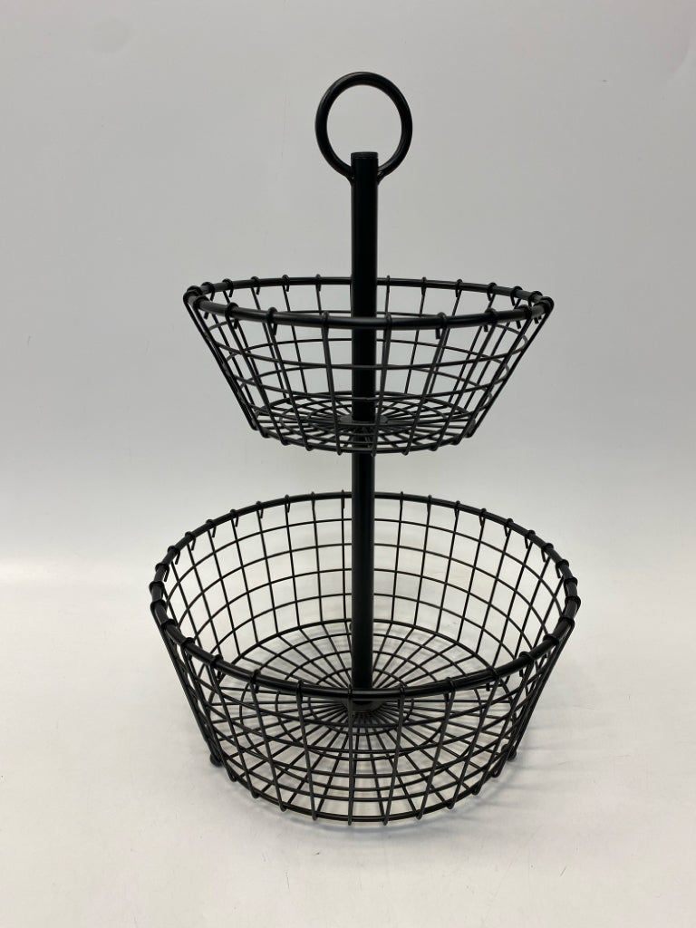 Black Metal Basket