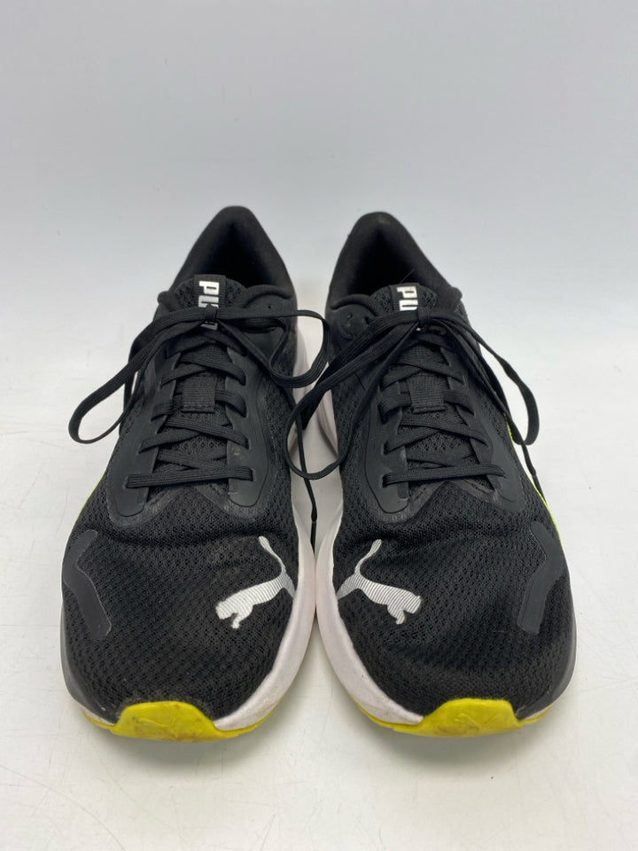 Puma US Shoe Size 11 Black Multi-Color Lace-up Sneakers