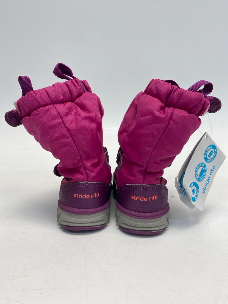 NWT Stride Rite SIZE 4 Fuchsia Purple Girl&