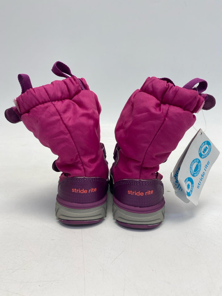 NWT Stride Rite SIZE 4 Fuchsia Purple Girl&