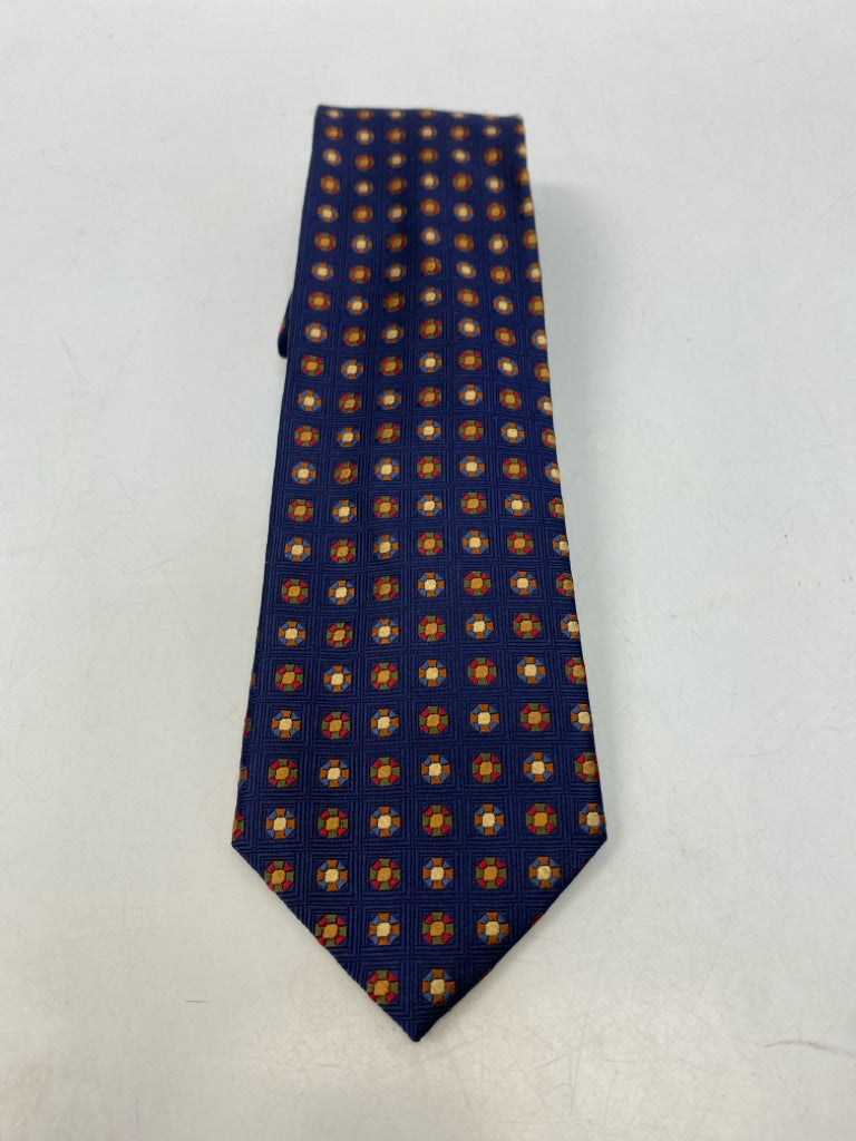 Jos. A Bank Dark Navy Multi Color Squares Men&