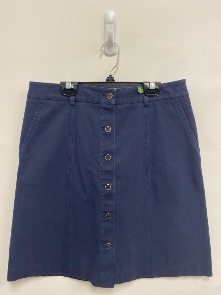 J McLaughlin Size 6 Natural Button Up Ladies Skirt