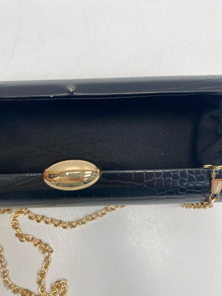 NWT Black Embossed Handbag