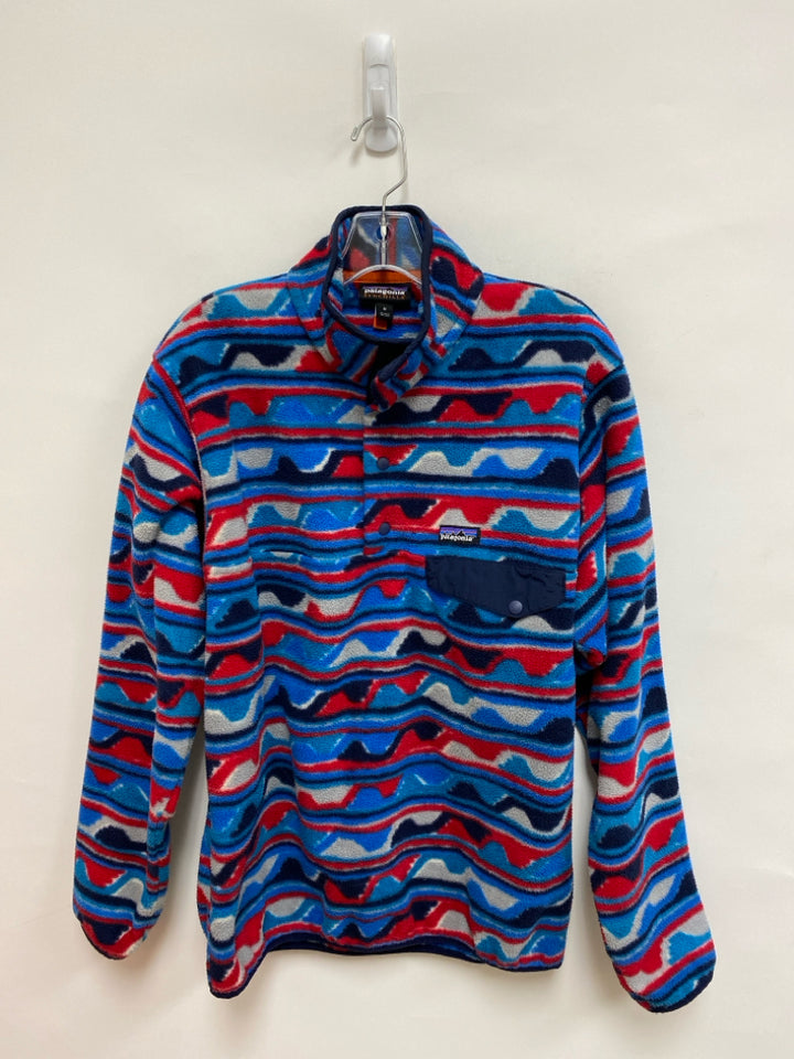 Patagonia Size M Navy/Blue Red Fleece Men&