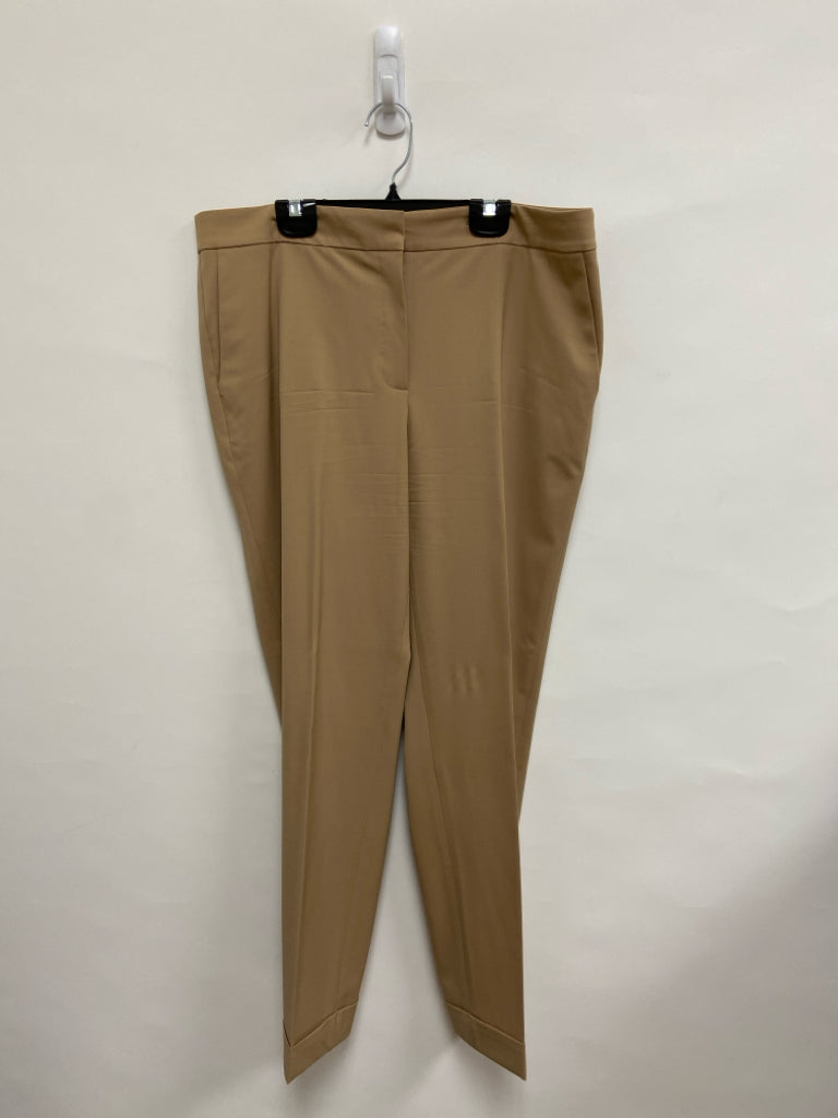 LAFAYETTE 148 Size 12 Tan Wool Ladies Pants