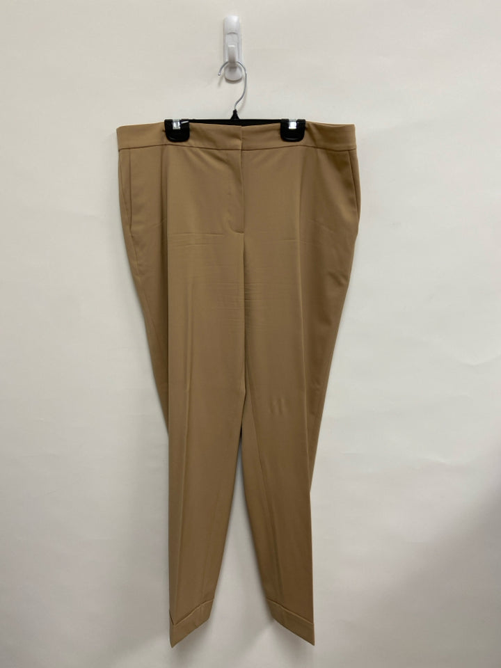 LAFAYETTE 148 Size 12 Tan Wool Ladies Pants