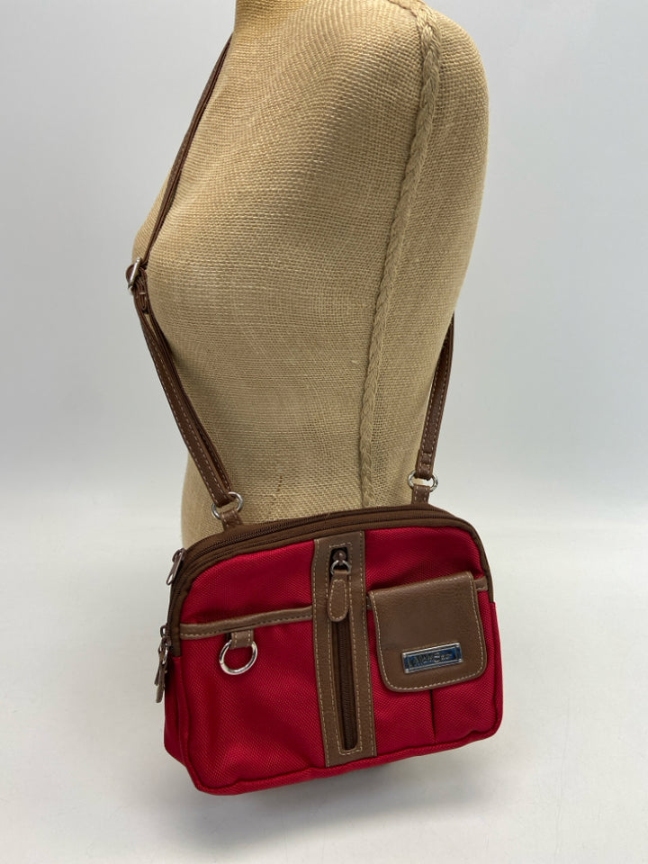 Red Brown Crossbody