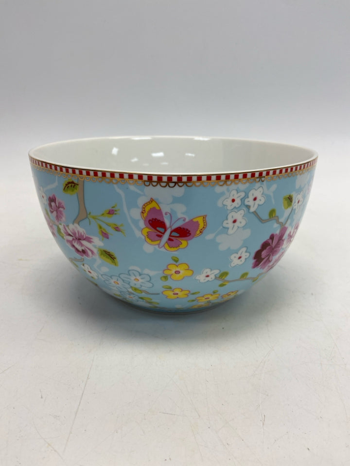 Blue/White Pink/Multi Flowers Bowl(s)