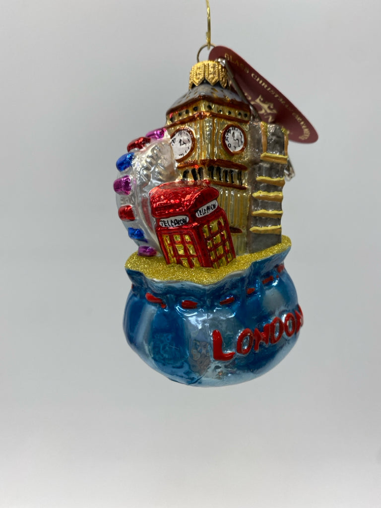 Blue Gold Ornaments