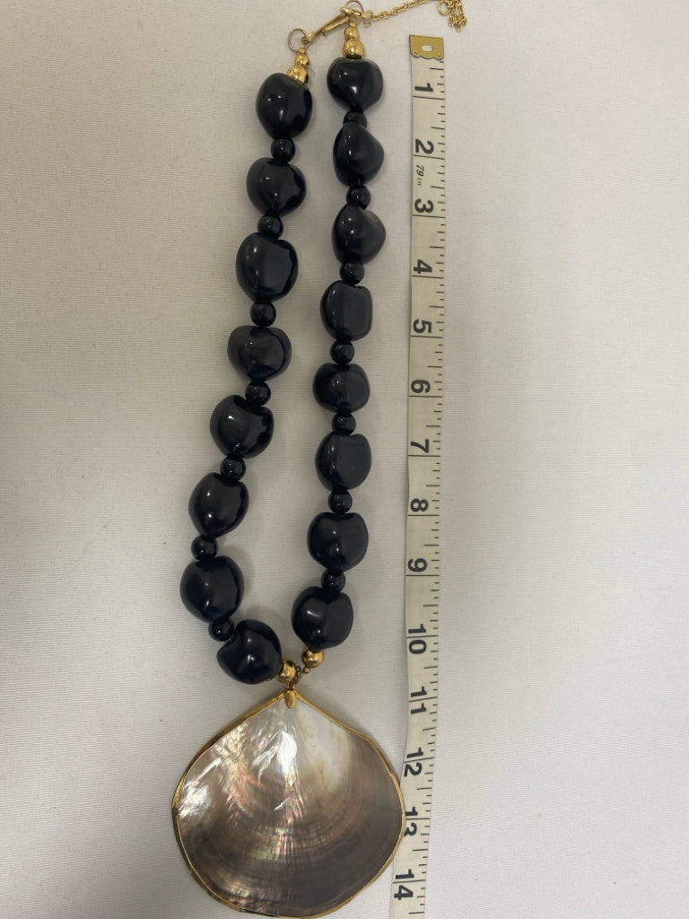 Black Gold/Brown Shells Necklace