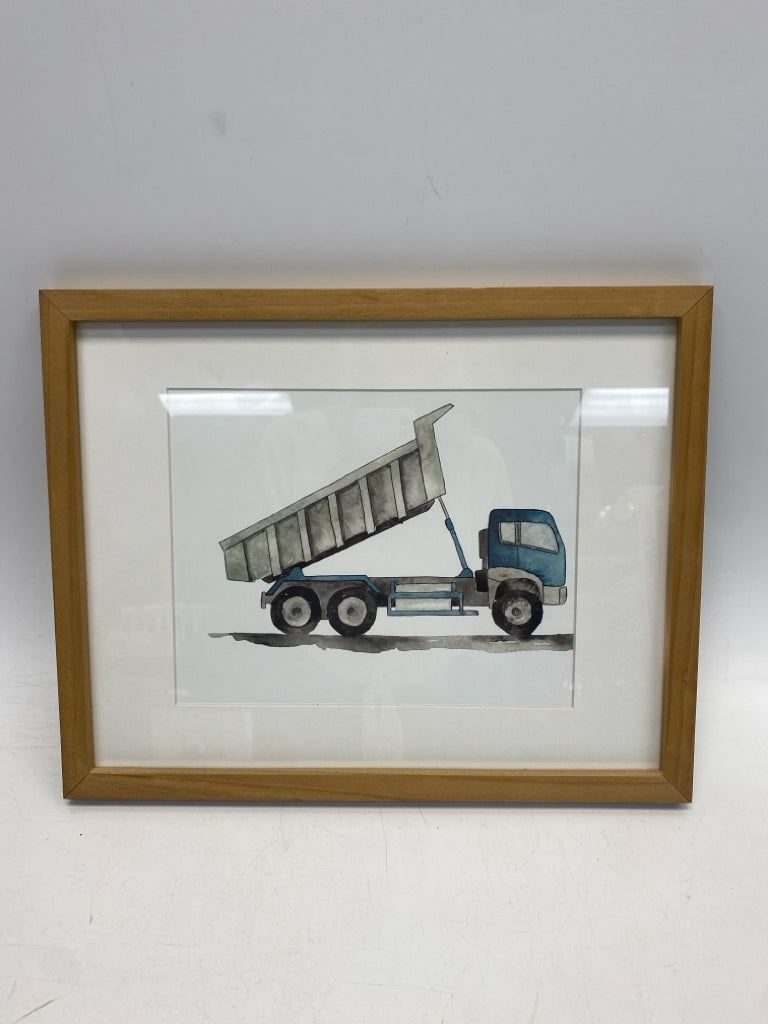 Blue Gray Kids Framed Art