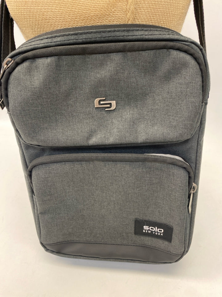 Dark Gray Black Crossbody