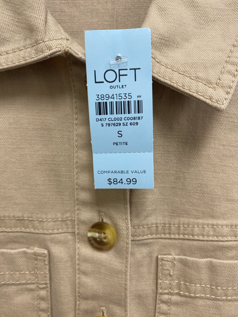NWT LOFT Size SP Tan Petite Dress