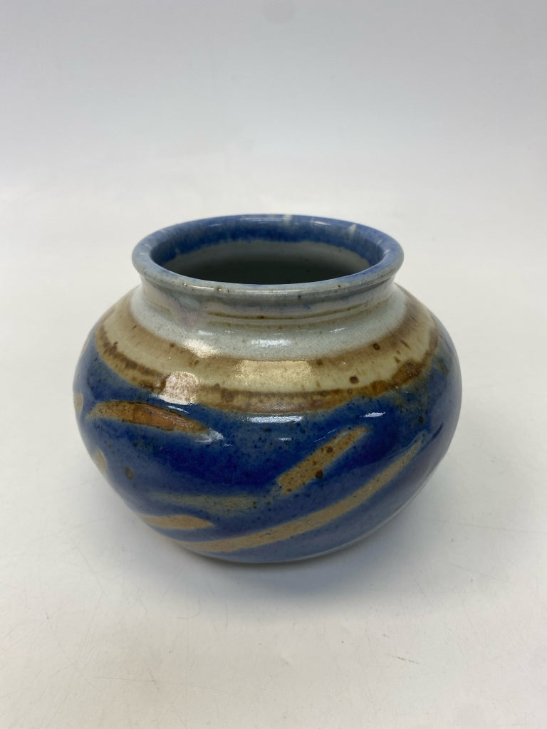 Blue Brown Pottery