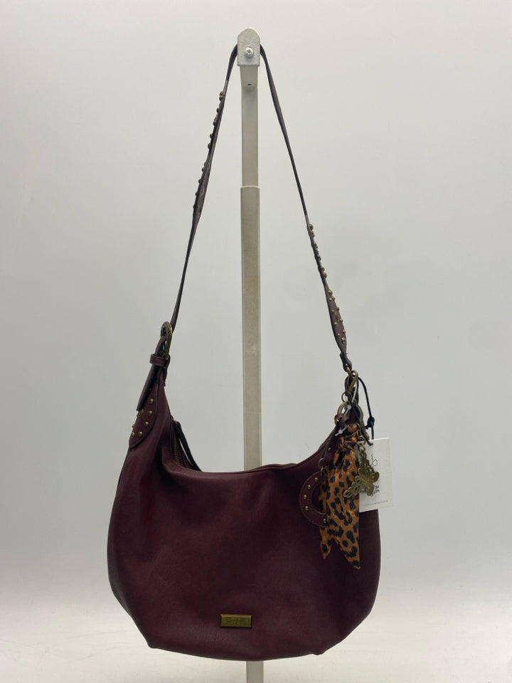 NWT Jessica Simpson Burgundy Handbag