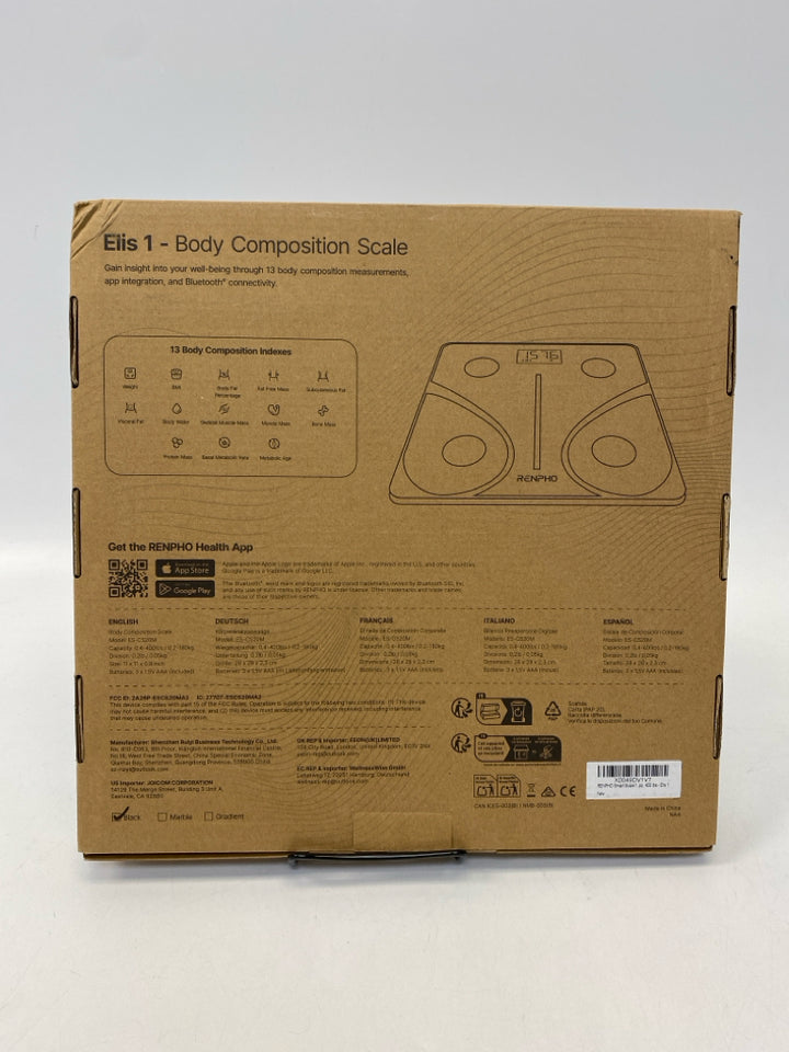 NEW/BOX Gray Glass Scale