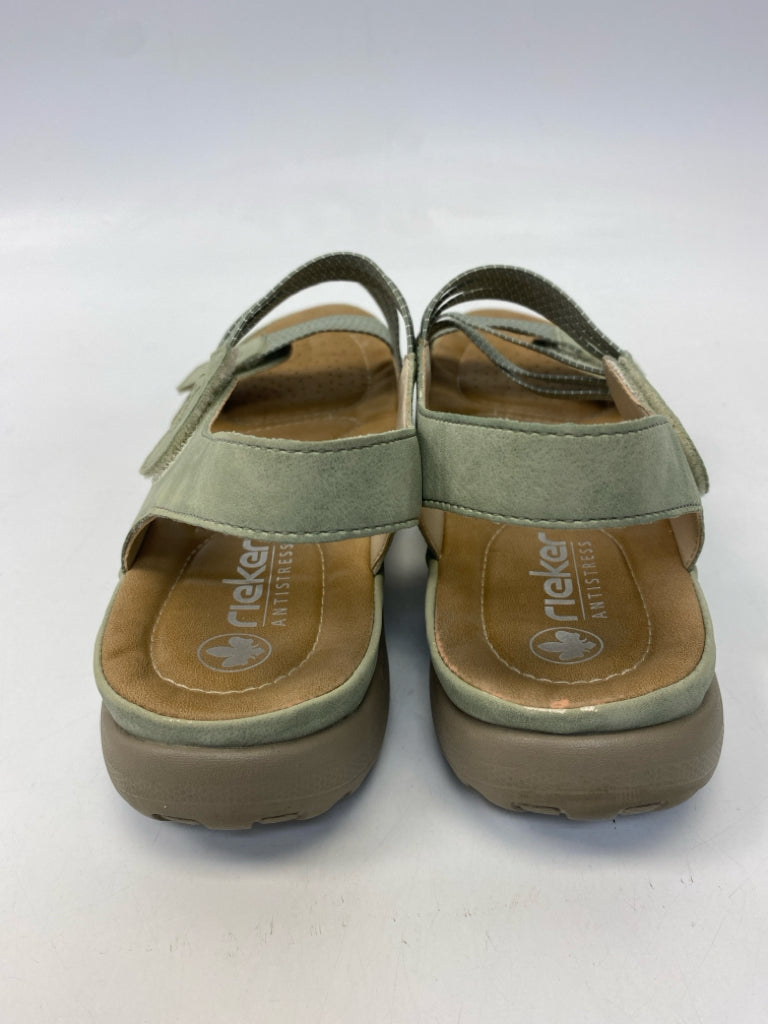 Rieker  Size 43 Green Sandals