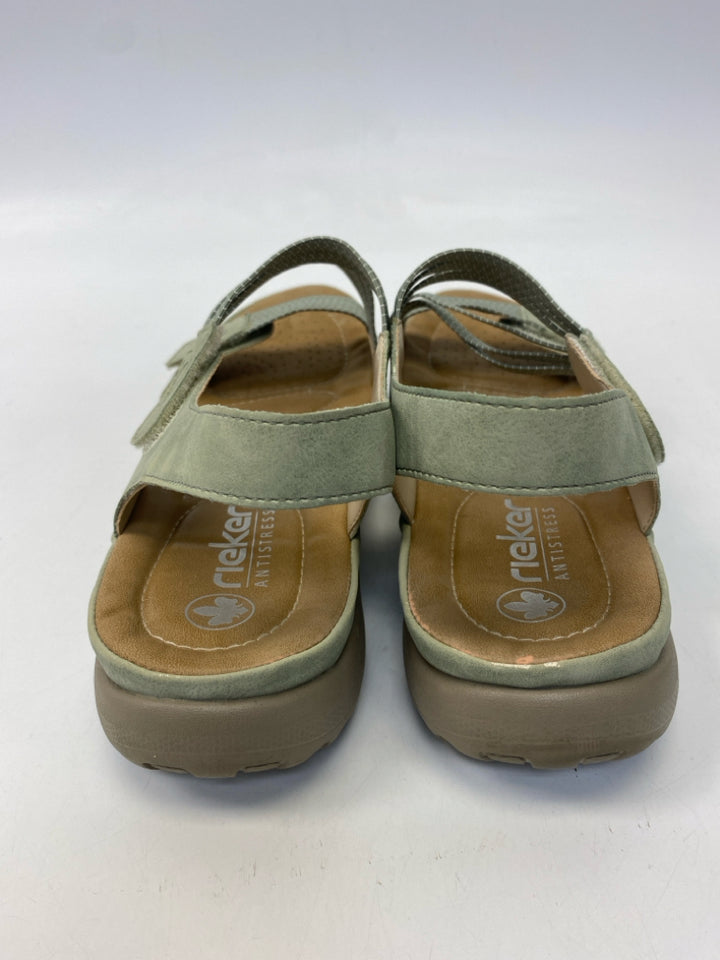 Rieker  Size 43 Green Sandals