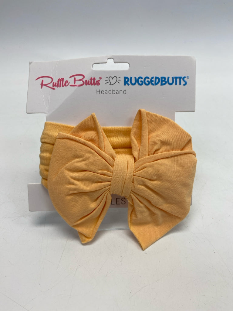 NEW RUGGEDBUTTS SIZE One Size Orange Bows Girl&