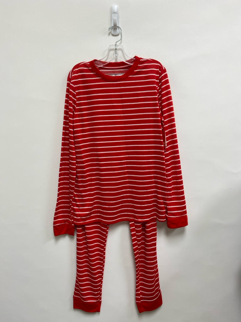 NWT SIZE 14/16 Red/White Stripes Girl&