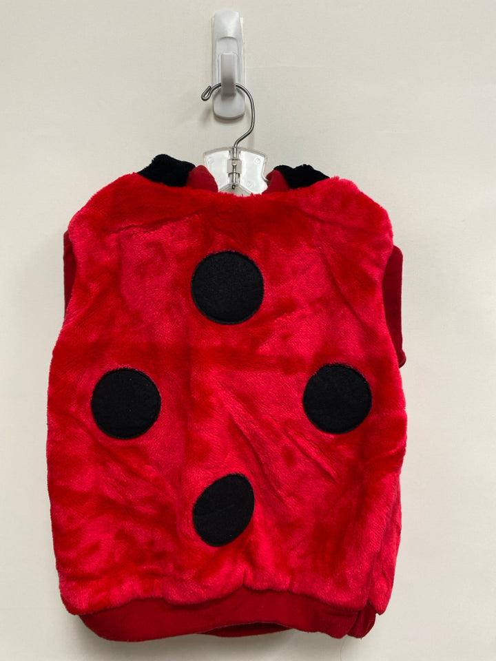 SIZE 12-24M Red Black Hooded Girl&