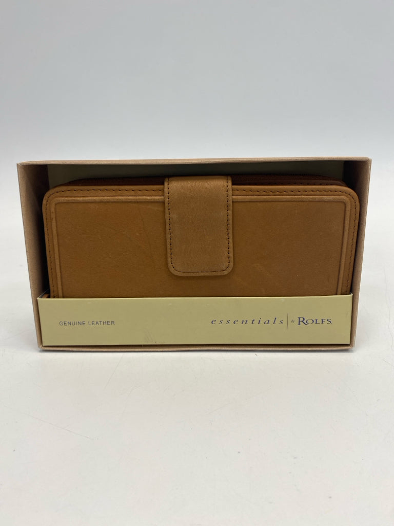 NEW/BOX Brown Leather Wallet