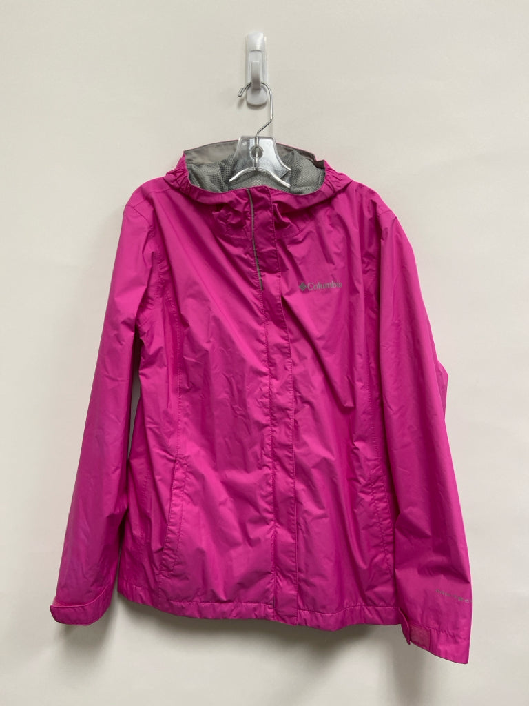 Columbia SIZE 14/16 Hot Pink Zip Down Hooded Girl&