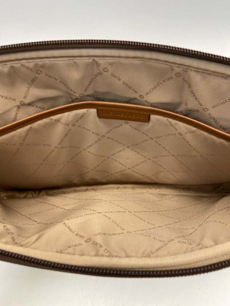 Michael Kors Dark Brown Signature Electronic/Accessory