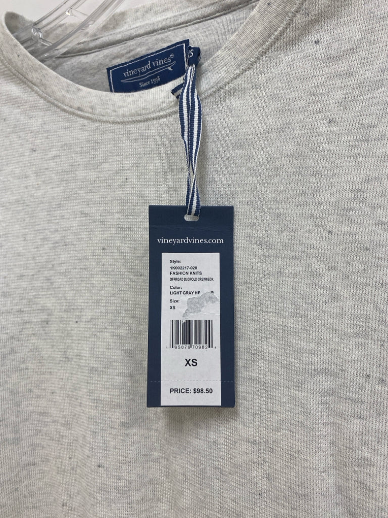NWT Vineyard Vines Size XS Pale Gray Ladies Sweater