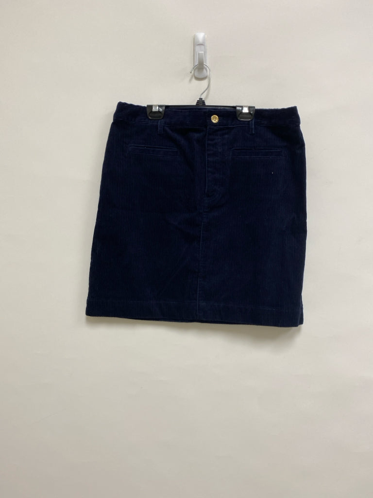 Talbots Size 10 Dark Navy Corduroy Ladies Skirt